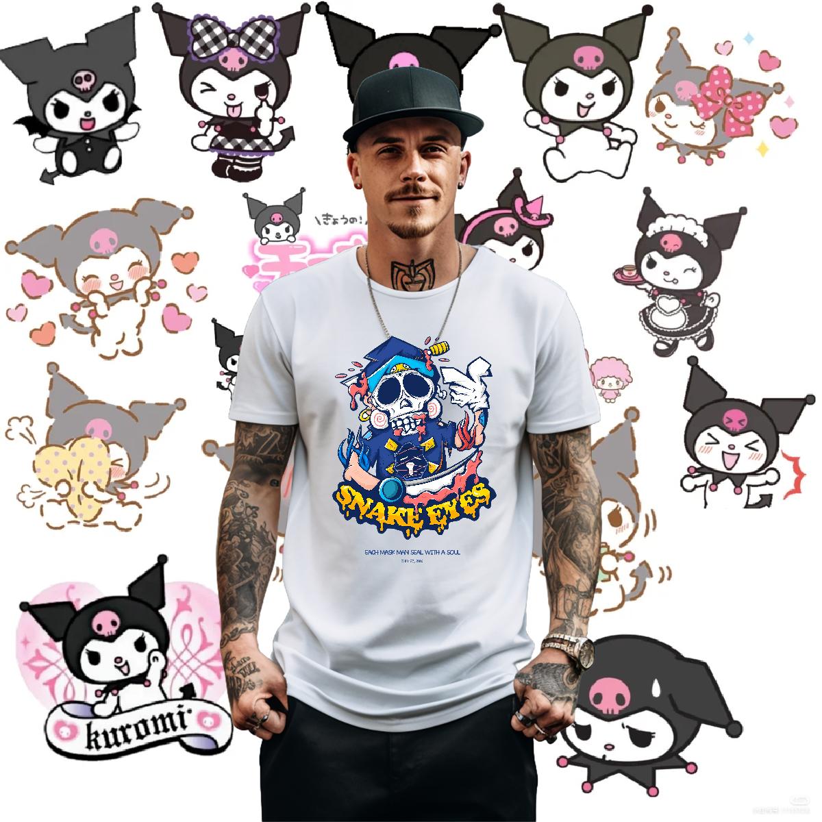 High Quality Men Tops Tees Skeleton 230g Cotton Breathable Short Sleeve Street Wear T Shirts Men Customized Wholesale Tees Shirts