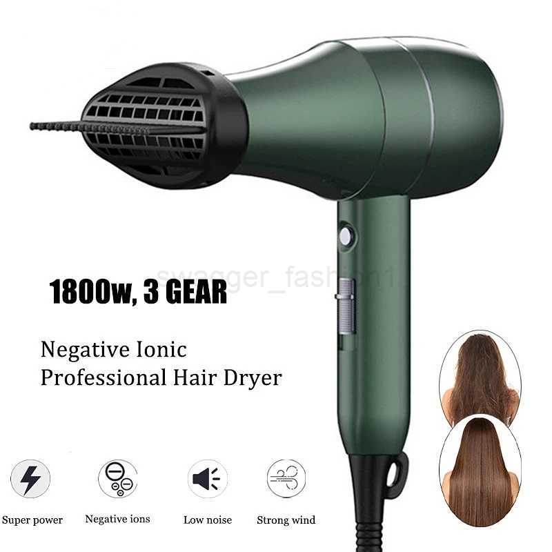 Powerful Hot Cold Wind Hair Dryer Negative Ionic Blower Home Salon Electric Professional Hairdryer Styling Tools For SalonsBkl240717