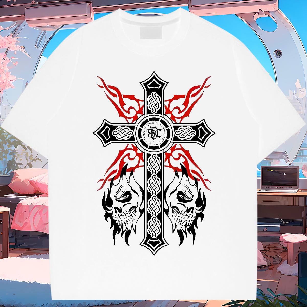 Wholesale T Shirt For Man fathion 100% Cotton 230g DIY Logo Oversized Mens Tshirts Spring Summer Crew Neck Cotton Soft Tops