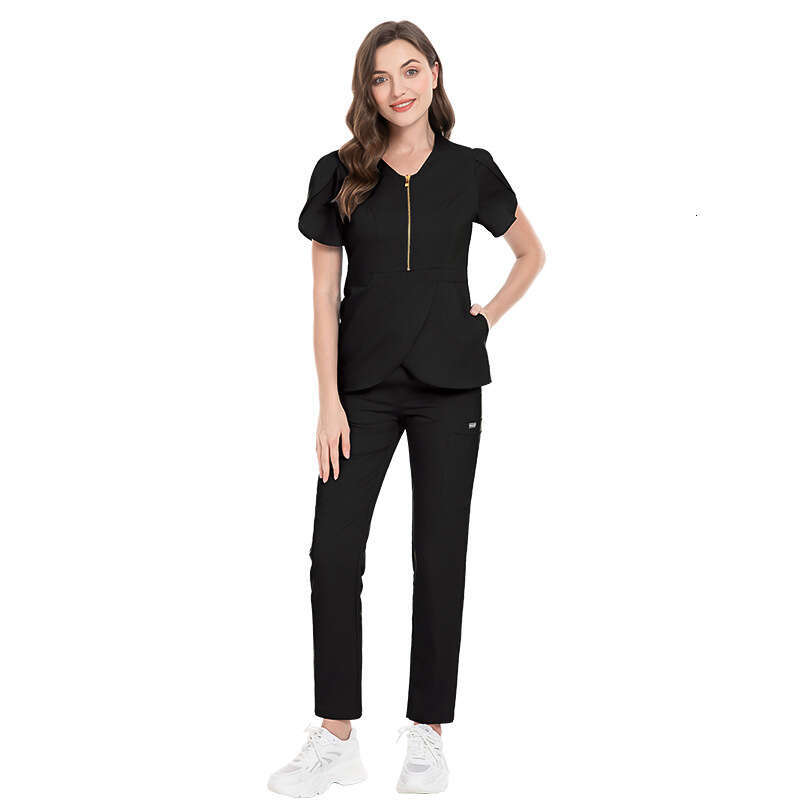 Niaa Hinn Scrub Set Scrubs Undefined Two Piece Set Women New Product New Arrival High Elasticity Washable Fashion New Pattern Ventilation Versatile No