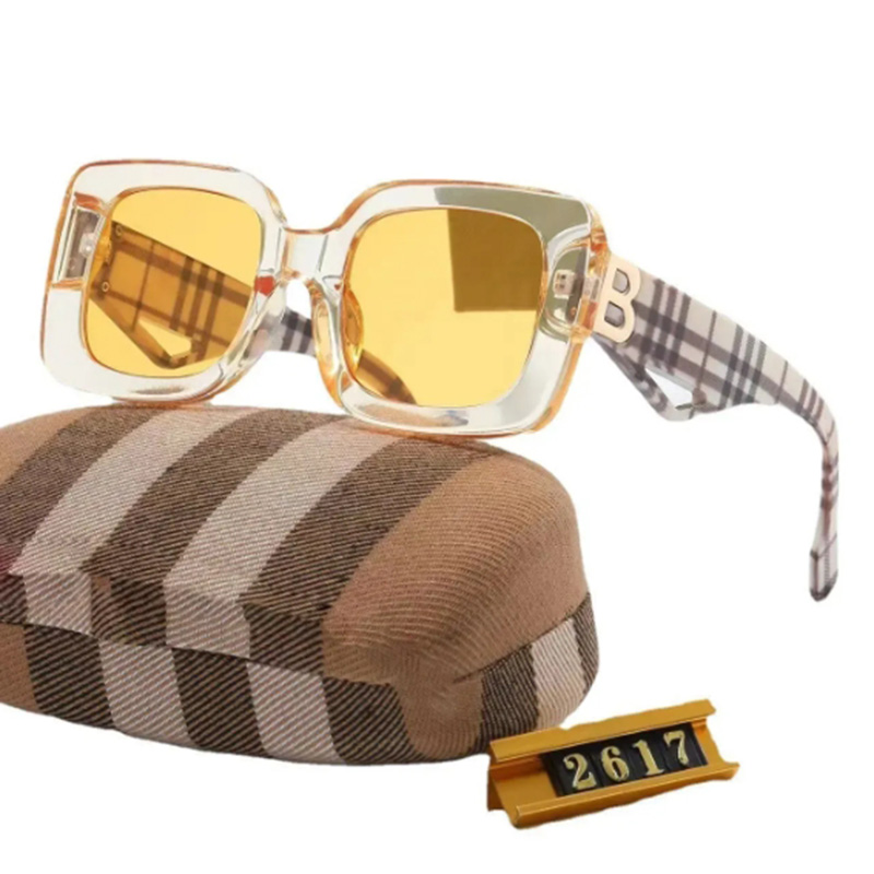 Designer Sunglasses For Women Men B B Y brand Chain With Sun Glasses Fashion Classic Sunglasses Luxury Polarized Pilot PC Frame Oversized UV400 Eyewear 2617 A14