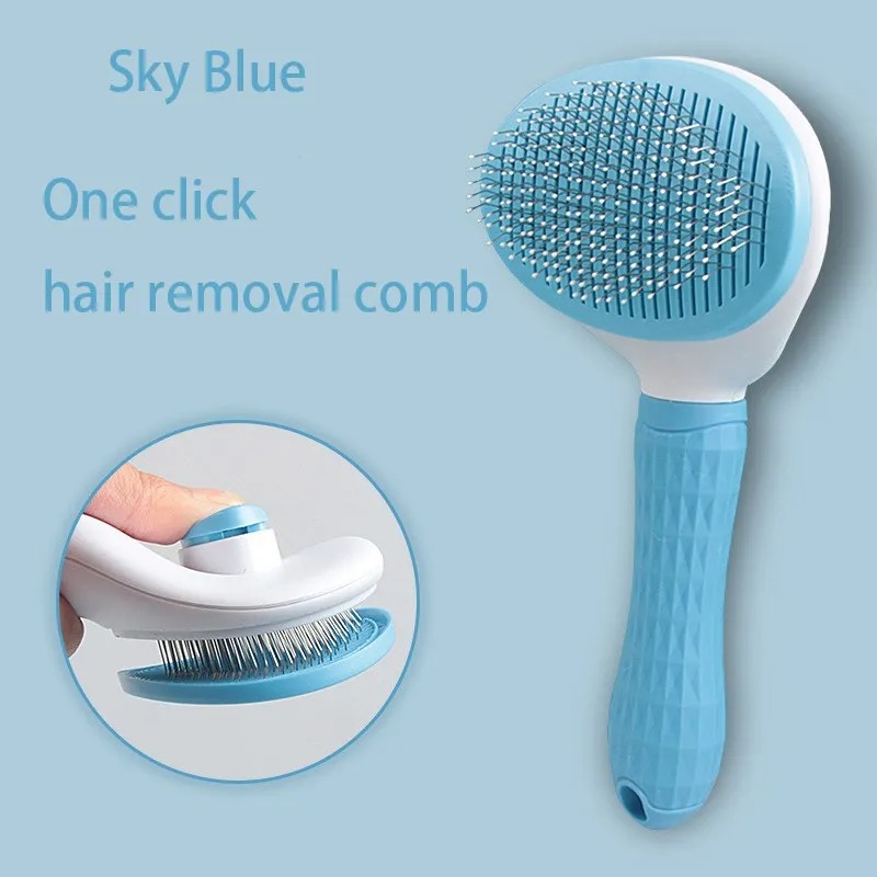 Dog Hair Brush Cat Comb Hair Remover Brush for Dogs Cats Puppy Kitten Grooming Tools Dogs Accessories