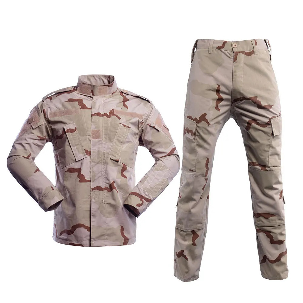 Second Generation 3 Color Grid ACU Series Outdoors Uniform Colete Tactico Militar Suit Tactical Clothing For Men 240716