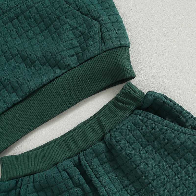 Clothing Sets Toddler Outfits Baby Boy Tracksuit Solid Color Hoodies Sweatshirt And Pants 2pcs Sport Suit Fashion Kids Girls Clothes Set