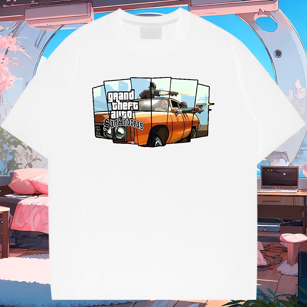 Casual New Men T Shirts racing 100% Cotton 230g Black Oversized Tshirts Spring Summer O-Neck Short Sleeve Cotton Popular Clothings