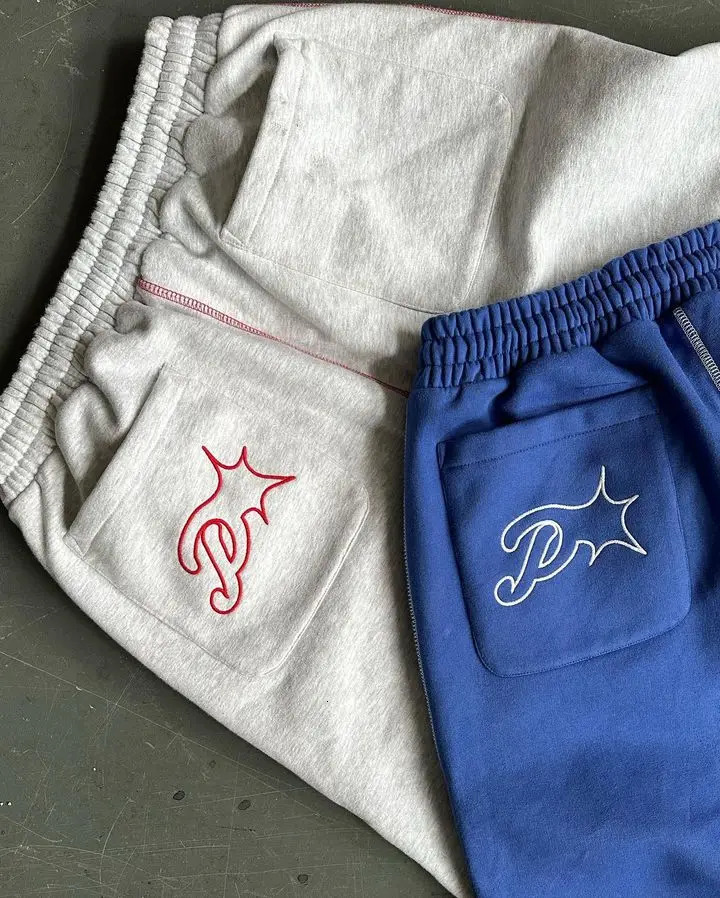 Streetwear PROTECT Sweatpants Y2K Pants Hip Hop Letter Embroidery Baggy Casual Pants Mens Womens Elastic Waist Jogging Trouser 240708