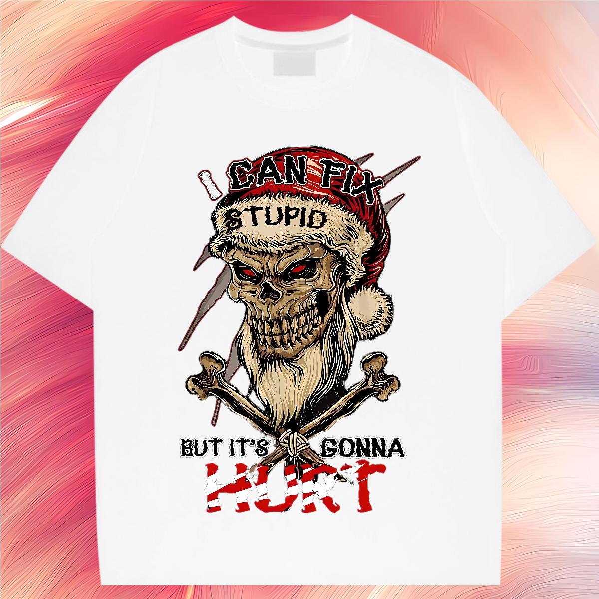 Wholesale Tshirt for Man Woman Skeleton 230g Cotton 180g Cotton Outdoor T-Shirts for Men White Plus Size 2024 Designer Tees Shirts