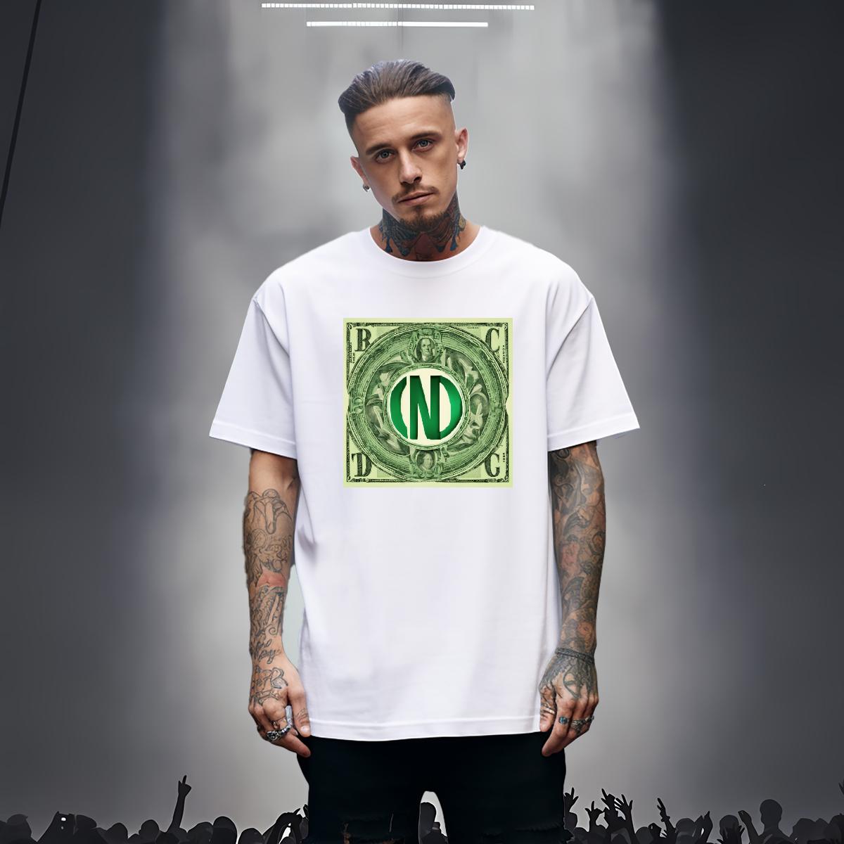 Casual New T-Shirts XH 100% Cotton 230g Cartoon Printing S-4XL Men Tees Spring Summer Breathable Short Sleeve Brand Tshirts