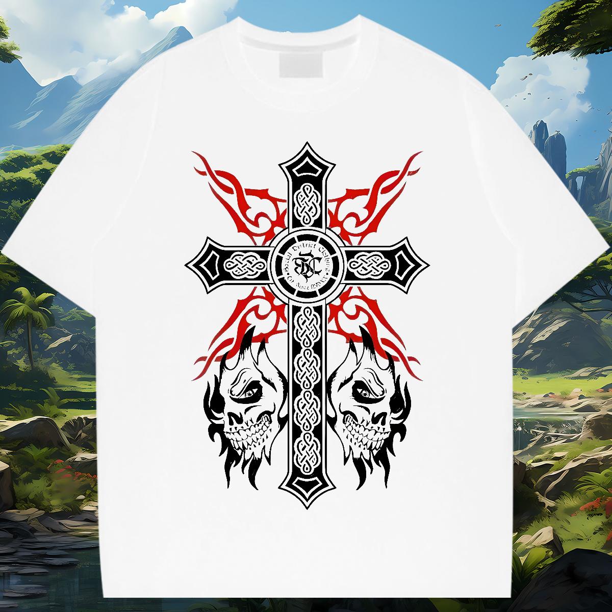 Loose Man T Shirts fathion 230g 100% Cotton Outdoor Cotton Breathable Men Tops Tees DIY Oversized 3XL 4XL Tshirts