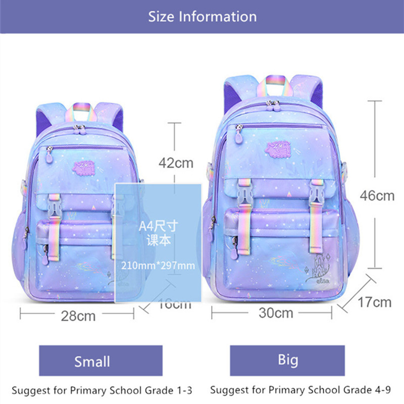 Kawaii School Backpack for Girls Cute School Bags Waterproof Bookbag Teens Elementary School Student Book Bag Mochilas Escolares