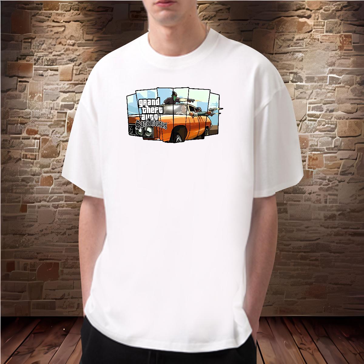 Unisex Tshirts racing 230g Cotton Cotton Breathable Daily Outfit T shirt DIY Logo Oversized Customized Clothings