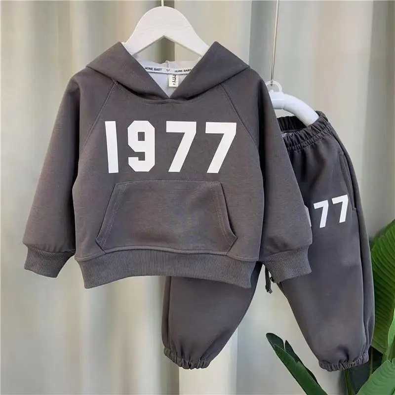 Clothing Sets Hooded Tracksuit Set Hoodie Suit Kids Spring Sweatshirt And Pant Two-piece Children Clothing Set 4-12 Years Girl Boys Clothes