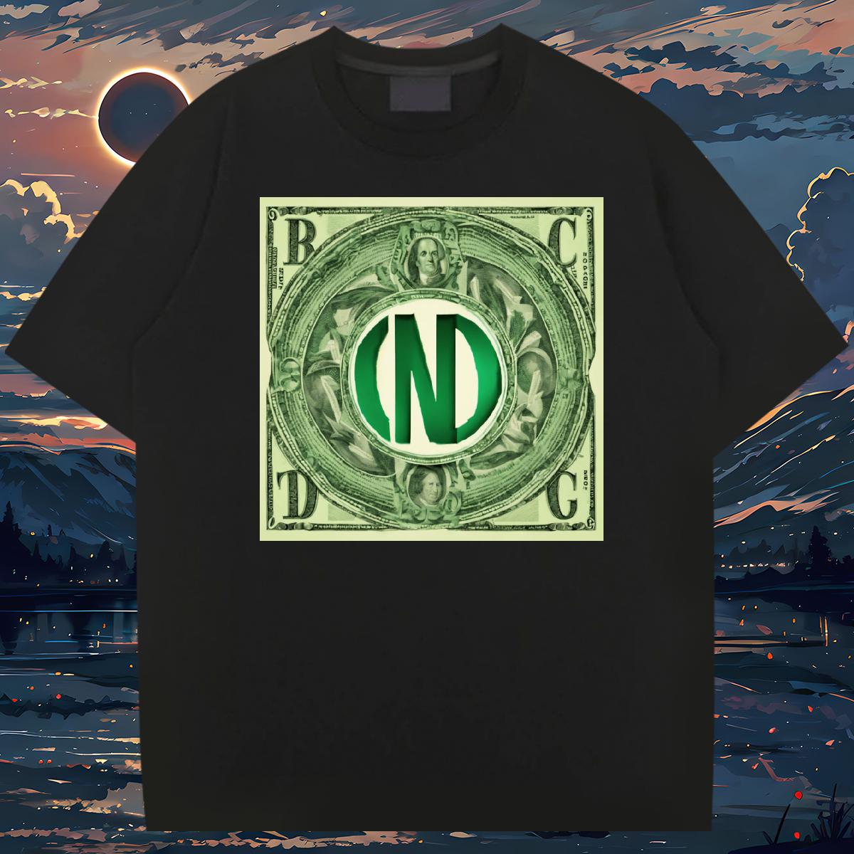 Brand Men T Shirts XH 230g 100% Cotton Anime Print Couples T Shirts Street Wear Round Neck Short Sleeve 5A Top Tees