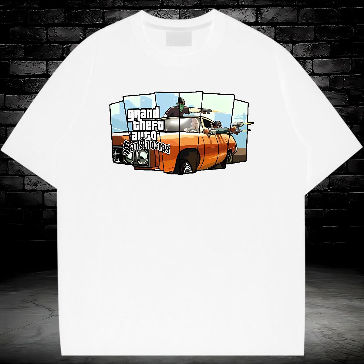 Factory Direct T shirt racing 100% Cotton 230g Custom Big Size Daily Wear Men Tees Breathable Crew Neck Cotton Loose Fit