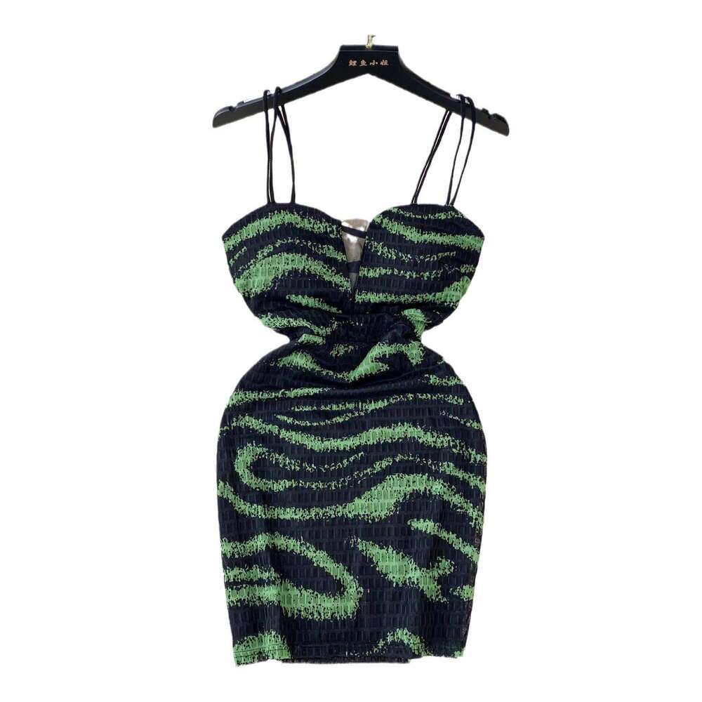 Temperament, Sexy, Feminine Taste, Dress Nightclub Bounce, Diao Dress, Design Sense, Hollow Out Bra, Waist Wrap, Hip Wrap Loose Short BOHO DRESS