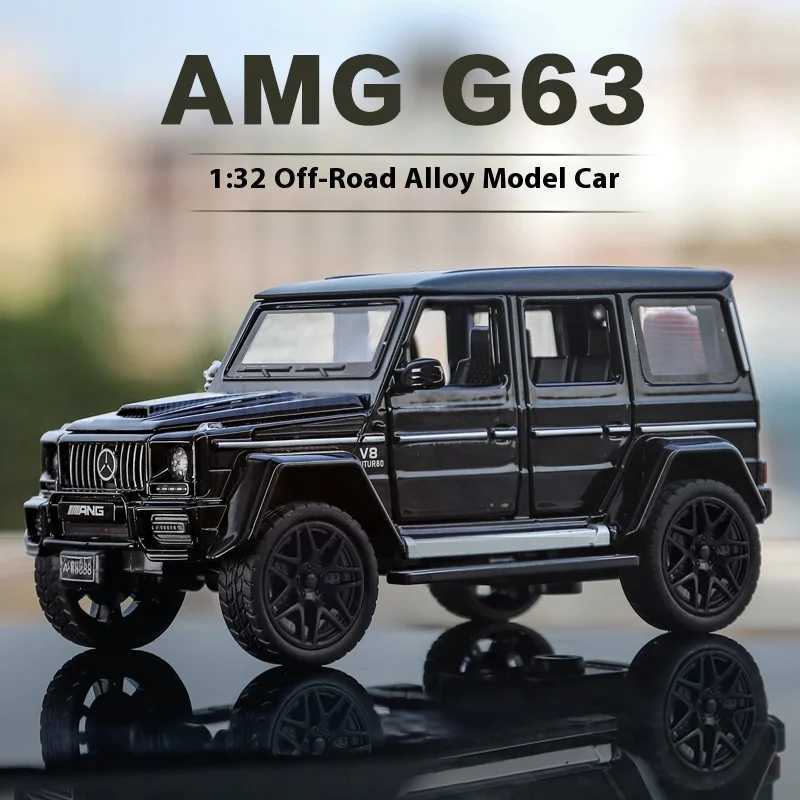 1 32 Scale G63 Alloy Toy Car Model with Sound Light Spring-Back Action - Ideal Gift for Kids Car Enthusiasts - AuthenticM240717