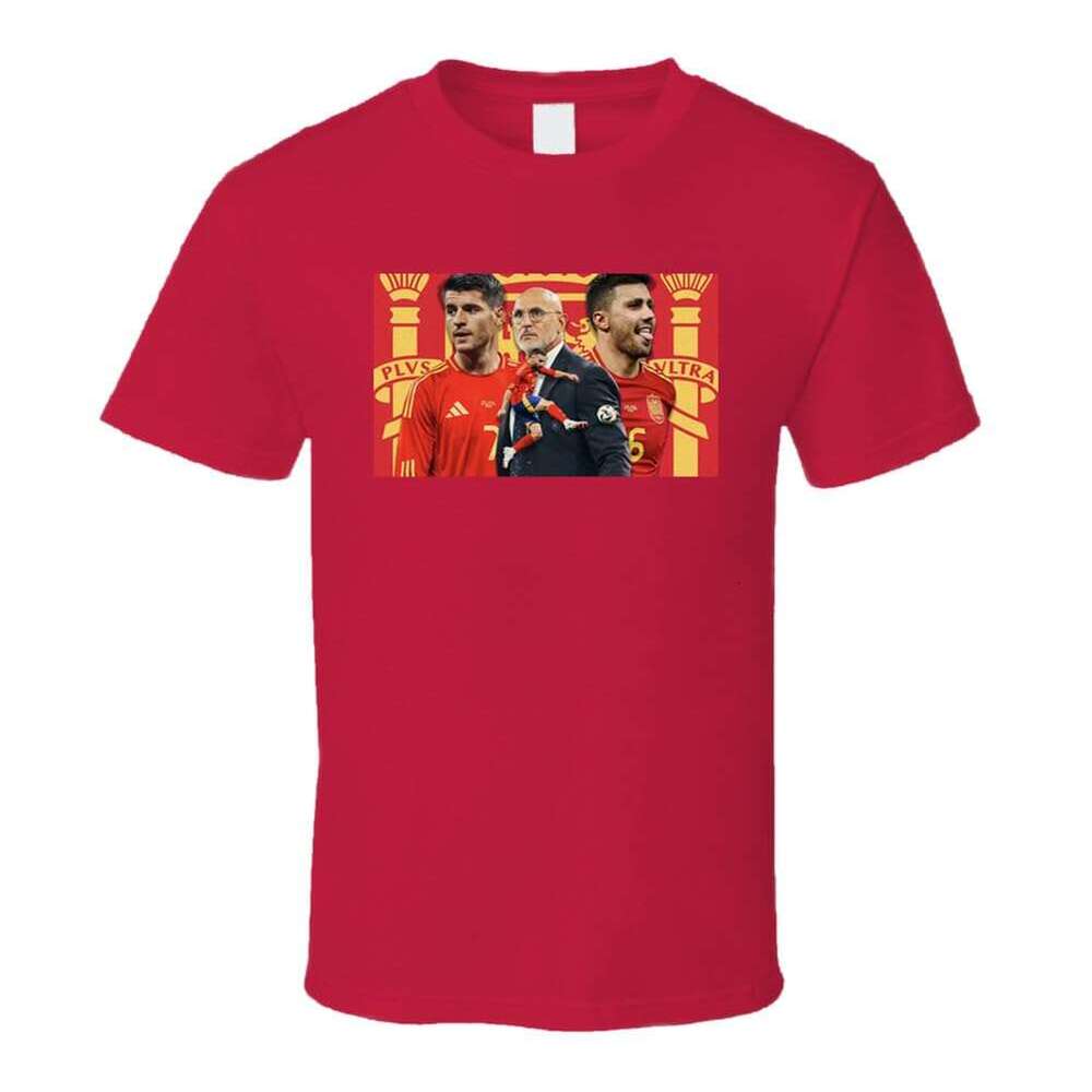 Spain 2024 T Shirt Football Soccer fans Mens Womens Tee Tshirt Tops Winner Clothes Free shipping