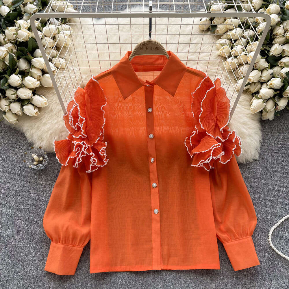 Tops Women New Merchandise Best Saller Female Summer Slim Crop Top Casual Long Sleeve Tee Shirts Long-sleeved Brushed Chiffon Backless Women's T 