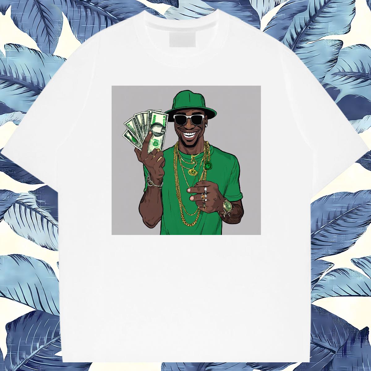 Loose Fit Couples T Shirts XH 100% Cotton 230g Crew Neck Cotton Hip Hop Street T-Shirts for Men Custom Printing Classic Tops