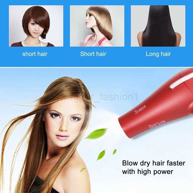 Surker Professional Anion Hair Dryer 2200W Hot Cold Wind Hairdresser Dryer Hair suszarka do wlosow DW-1407Bkl240717