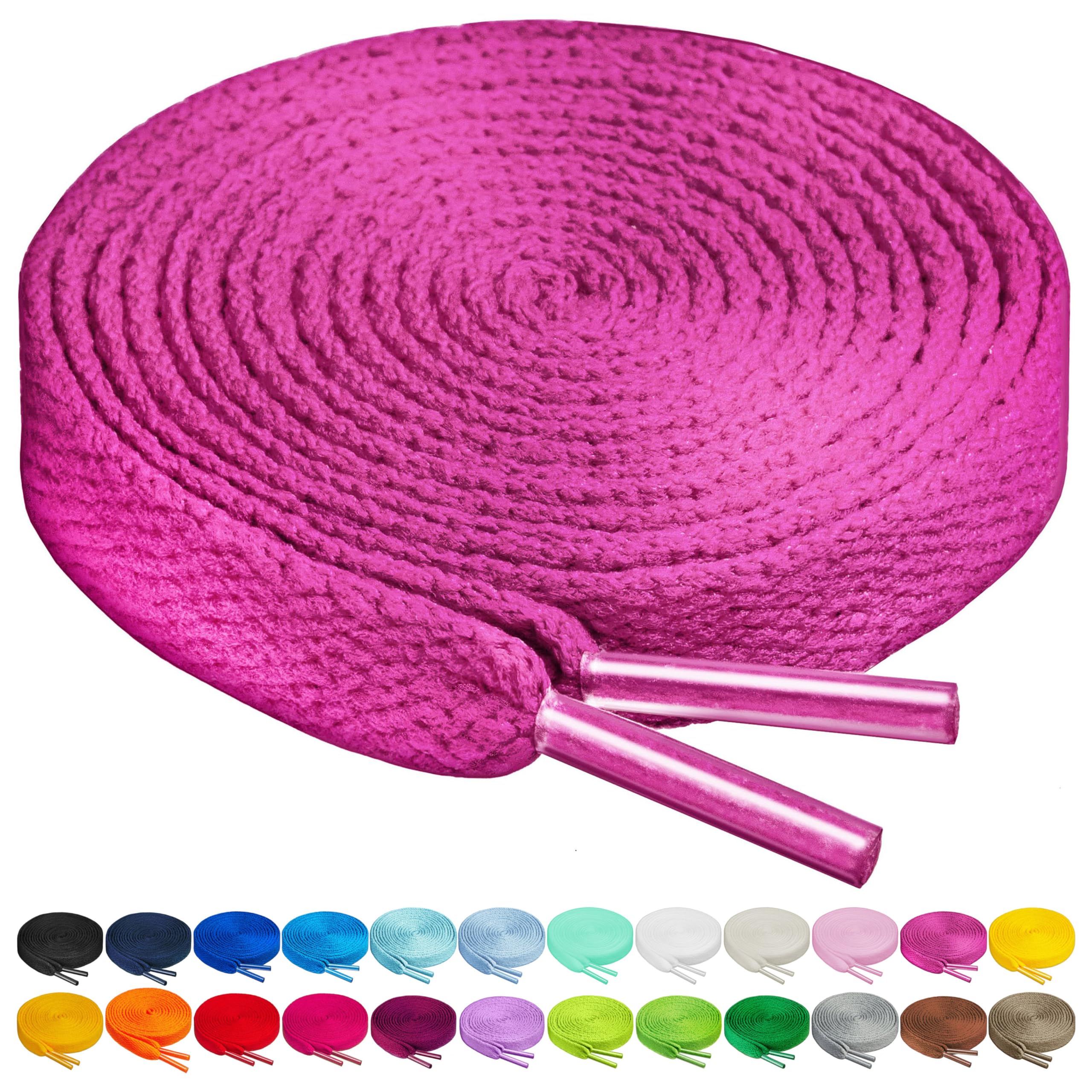 2 pairs of 10 mm wide laces for roller skates field hockey shoes boots and regular shoes