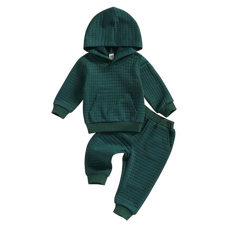 Clothing Sets Toddler Outfits Baby Boy Tracksuit Solid Color Hoodies Sweatshirt And Pants 2pcs Sport Suit Fashion Kids Girls Clothes Set