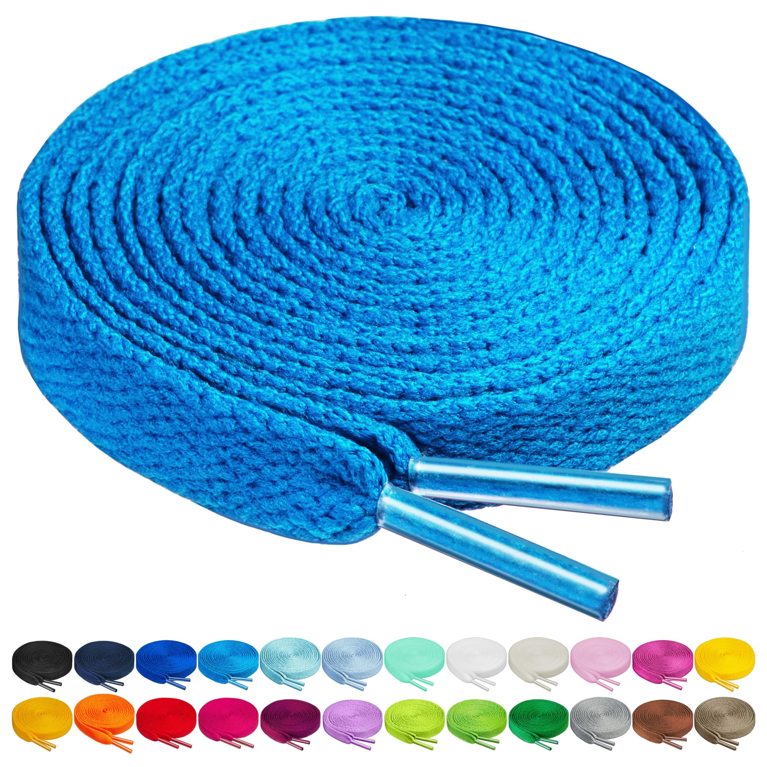 15 Pairs Flat Satin Shoelaces Shoe Laces Silk Ribbon Shoelaces for Sneakers Casual Canvas Shoes Boots (15 Colors)