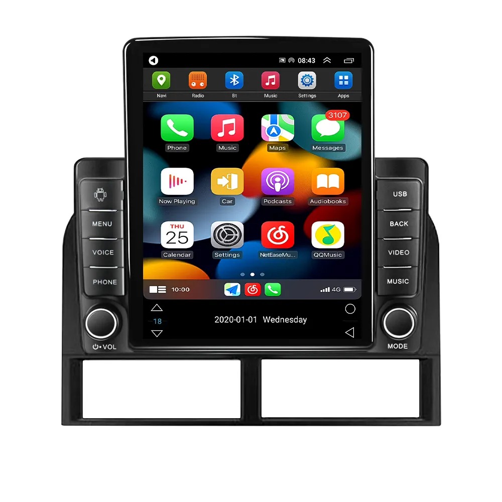 Car Video Multimedia Stereo Player 2Din Android Autoradio for Jeep Grand Cherokee 2 WJ 1998-2005 Tesla Style GPS Head Unit Radio Audio