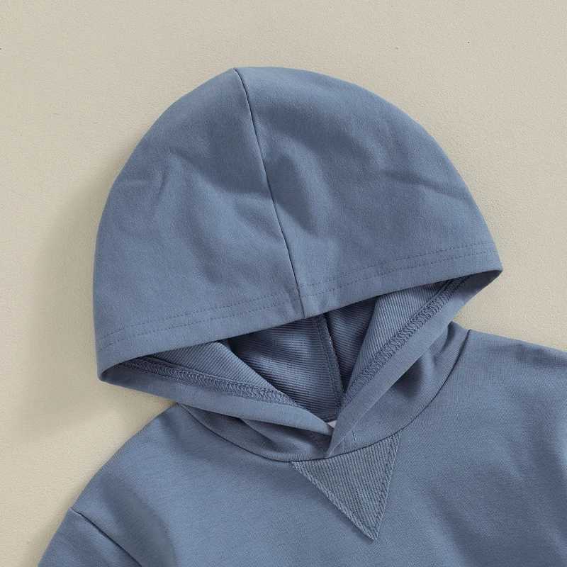 Clothing Sets Toddler Boys Summer Outfits Solid Color Hooded Short Sleeve T-Shirts Tops and Checkerboard Elastic Waist Shorts 2Pcs Clothes Set