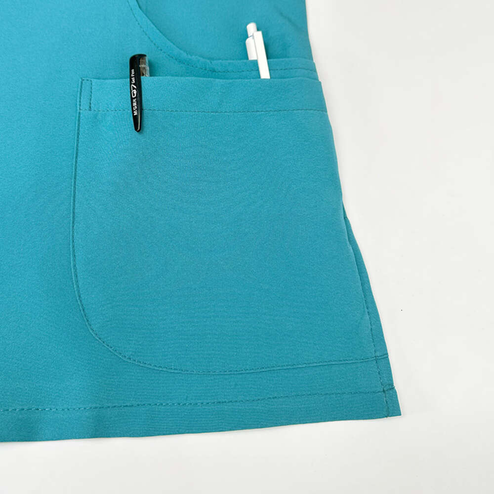 Niaa Hinn Scrub Set Zip Up New Arrival French Gentle Wind Popular Temperament Sexy Loose Linen