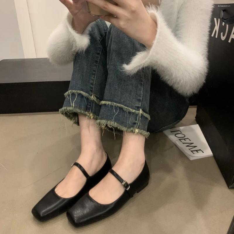Casual Shoes 2024 Spring Single Fashion Shallow Slip On Women Flat Ladies Outdoor Ballerina Shoe