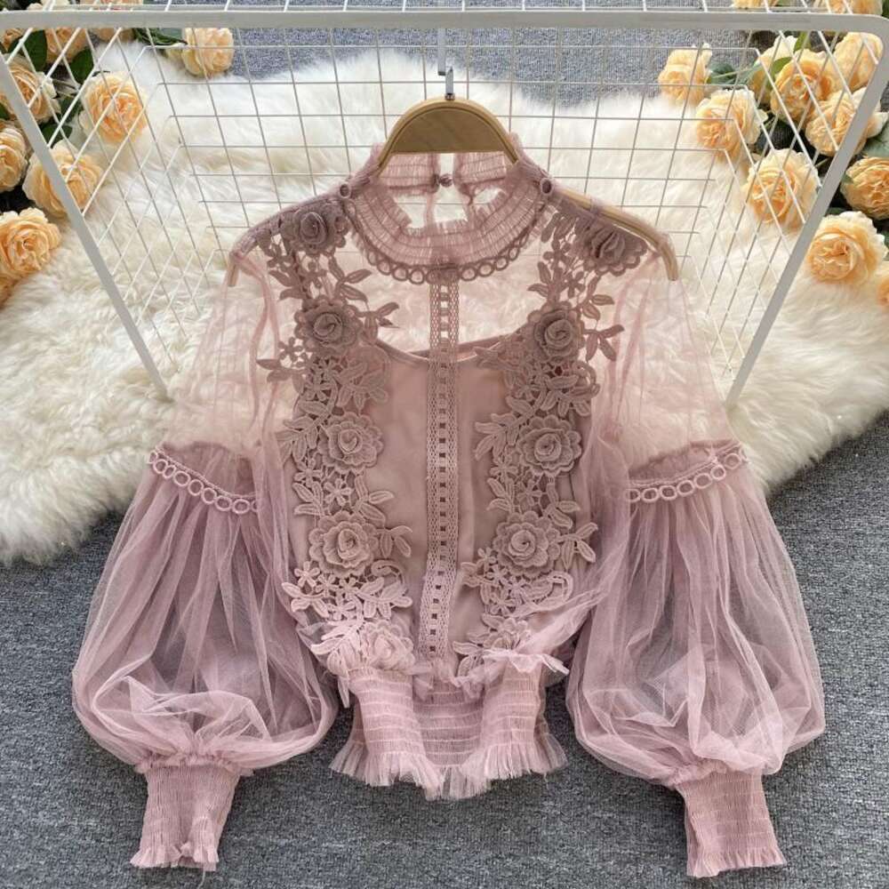New Merchandise Best Saller Retro Spring Female Harajuku Print Vintage Bottoming Backless Collar Blouse Stretch Casual Undershirt Street Activity Crop