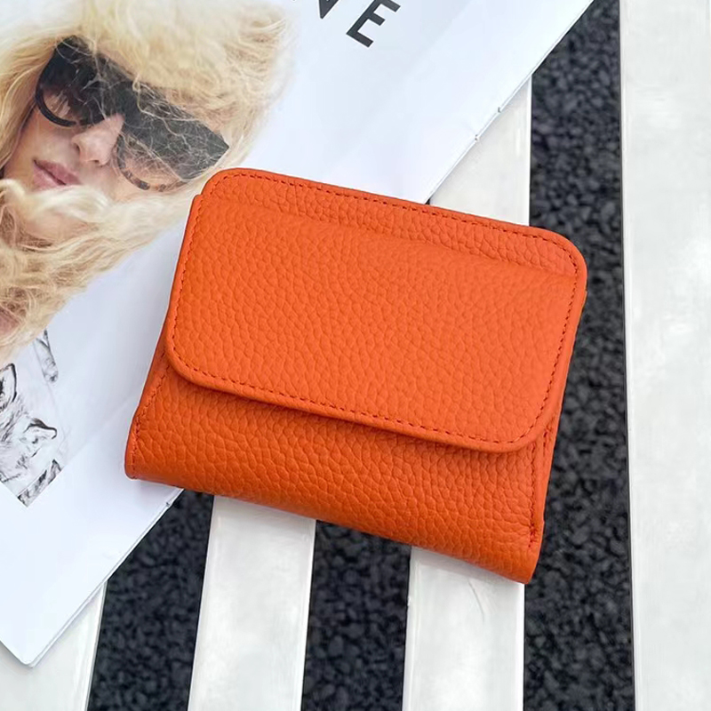 Genuine Leather Women Purses Female Cowhide Wallets Lady Small Coin Pocket Card Holder Mini Money Bag handbags Anti Rfid Wallet