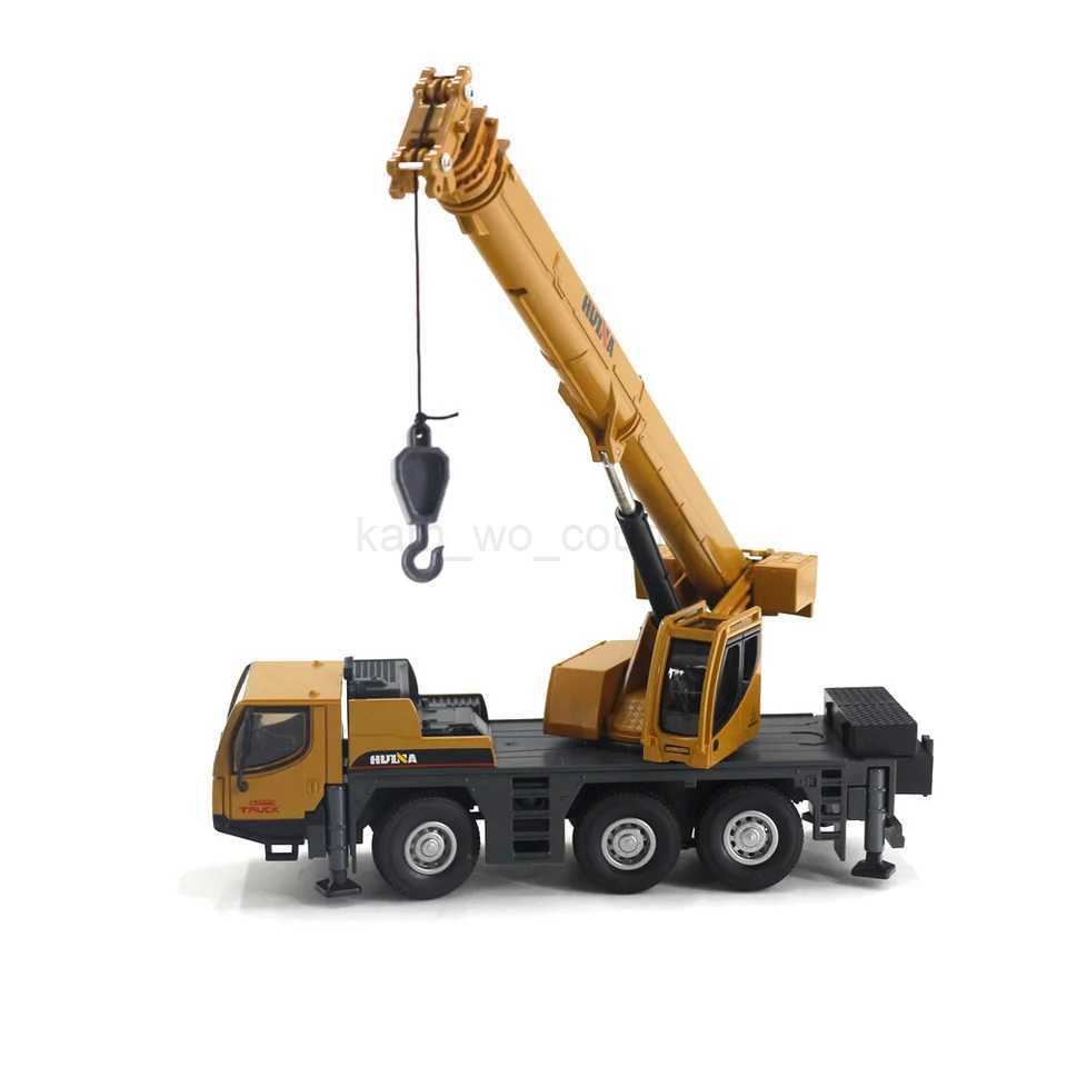 Huina 1 50 Simulation Alloy Car Diecast Truck-mounted Crane Model Construction Engineering Vehicle Decoration Childrens Kid ToyM240717