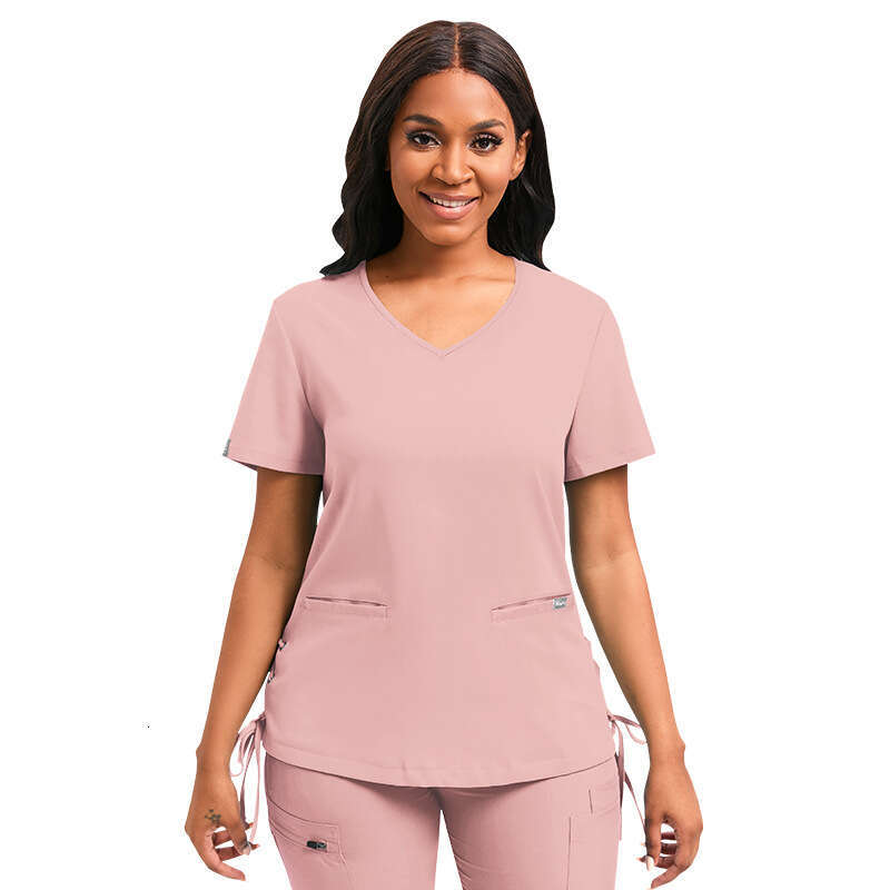 Niaa Hinn Scrubs for Women Uniform Scrubs Scrubs New Arrival High Elasticity Non-ironing French Leisure Time Ventilation Temperament Linen