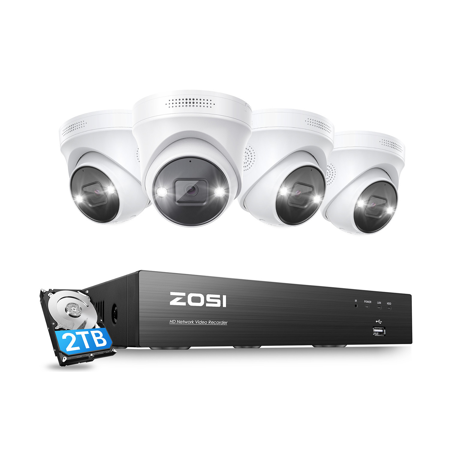 IP Cameras Reolink 4K 8CH for person/vehicle detection of 4MP/5MP IP security cameras NVR 24/7 H.265 video recorder 12MP monitoring kit NVR kit d24051