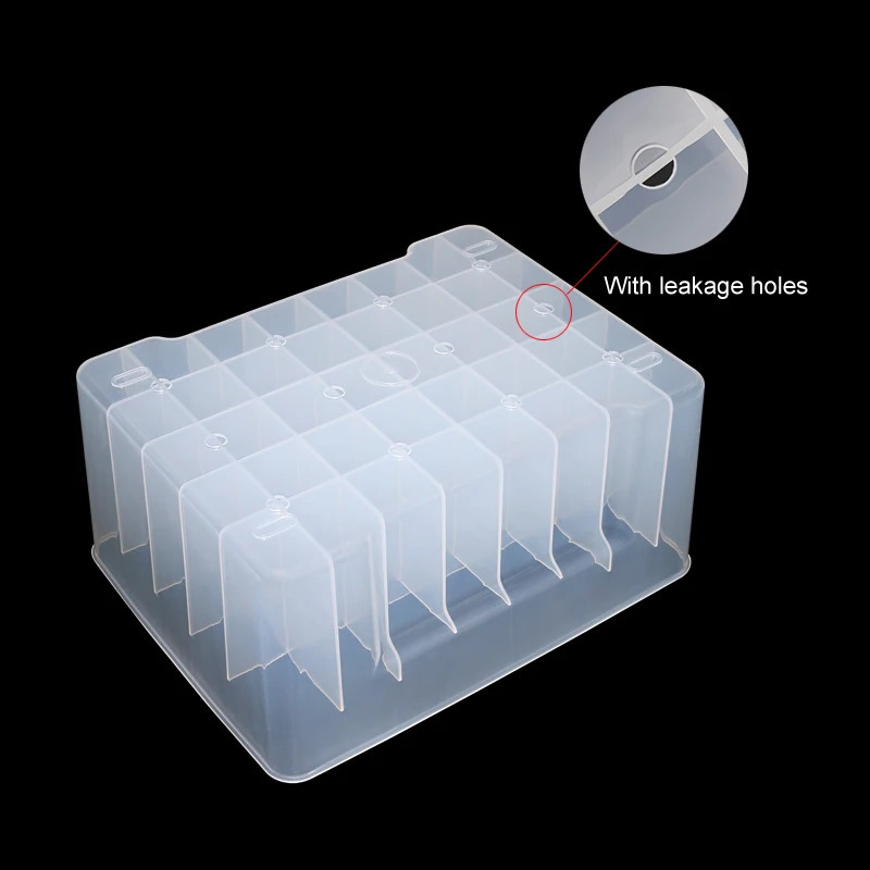 40 Grids Plastic Fishing Tackle Box Lined Webfoot Octopus Egi Storage Organizer Squid Jig Hard Lure Sea Tool Case 240716