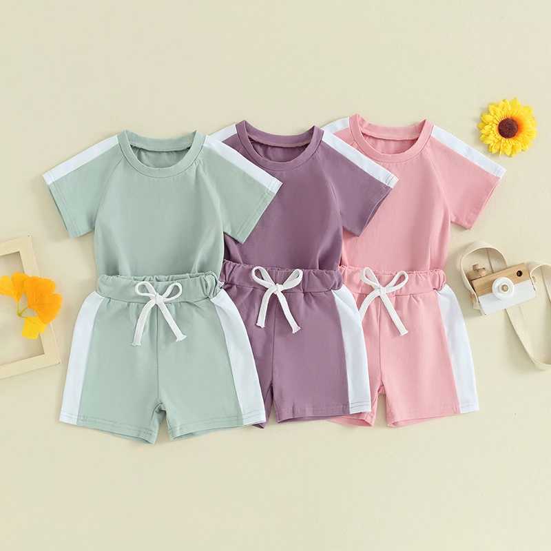 Clothing Sets Summer Baby Clothing Set Casual Baby Girl Clothes Set Kids Short Sleeve Sports Set Tshirt Shorts Infant Baby boy Clothes suits