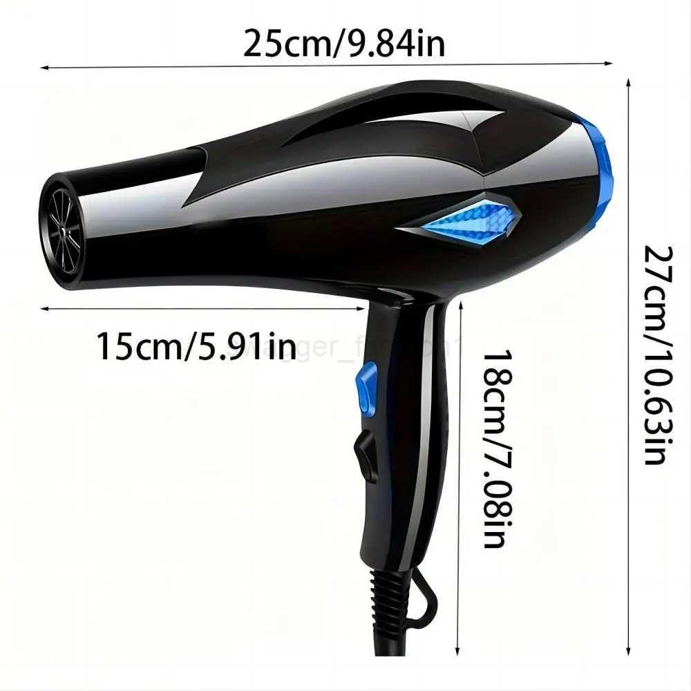 11pcs Professional Hair Dryer With Diffuser And NozzlesTravel Portable Powerful Blow Dryer For Fast DryingHair Care DryerGiftBkl240717