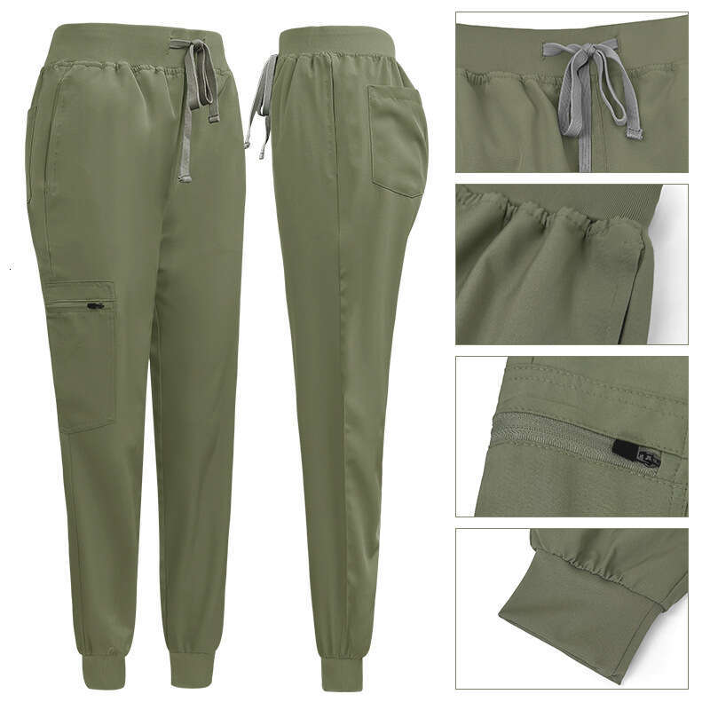 Scrubs Two Piece Set Women Designer Two Piece Set Women New Arrival Non-ironing French High Elasticity Ventilation Popular Temperament Loose Self-cult