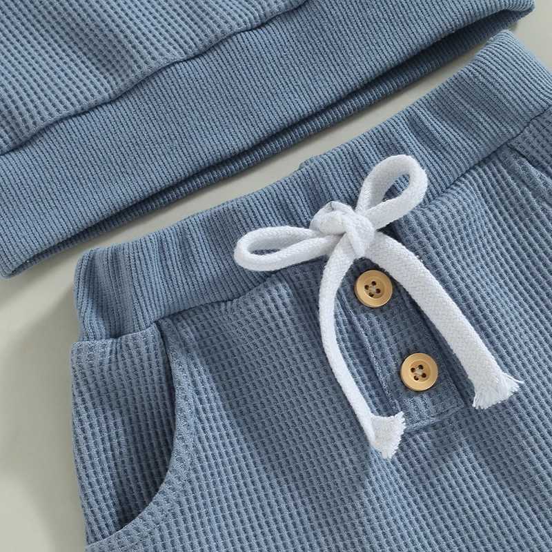 Clothing Sets Toddler Boys Summer Clothes Outfits Solid Color Buttons Crew Neck Short Sleeve Tops and Elastic Waist Shorts 2Pcs Suit