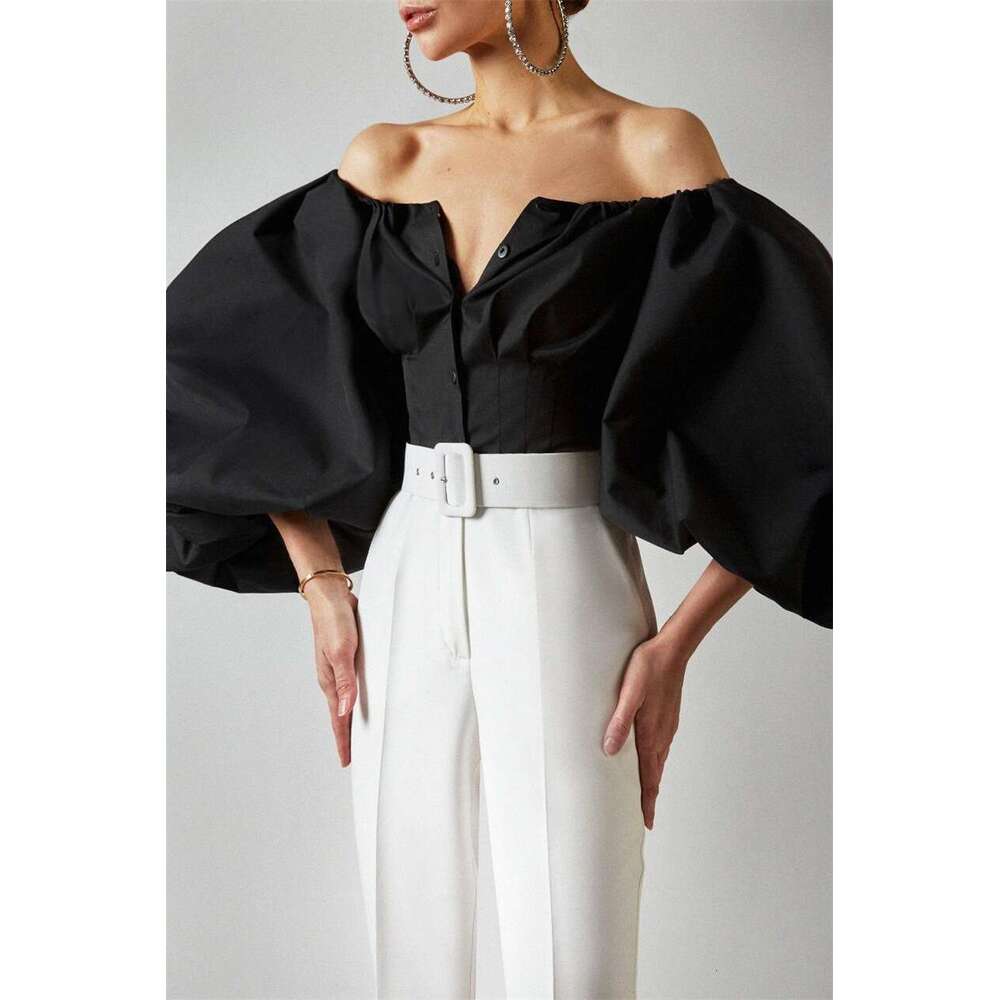 Long New Merchandise High Street Spring Hip Hop Long Sleeve Tee Shirts Turtleneck Slim-fit Chiffon Round Neck Women's T Shirt Clothes Graphic T S