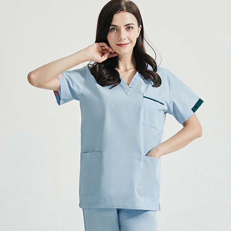 Niaa Hinn Undefined Scrubs for Women Uniform New Arrival Gentle Wind French Ventilation Business Affairs New Pattern Loose Waist Self-cultivation Temp