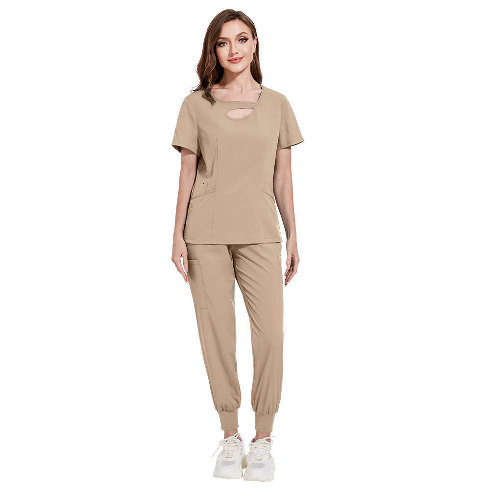 Niaa Hinn Scrubs Set New Arrival New Product Non-ironing High Elasticity French Washable Gentle Wind Versatile Leisure Time Loose Novelty Temperament