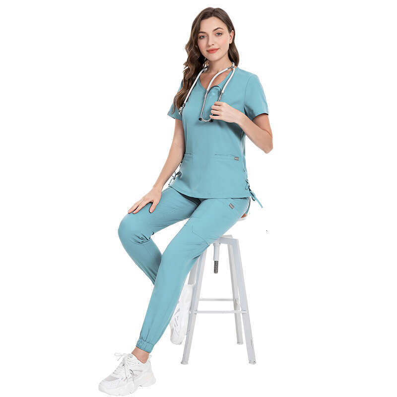 Niaa Hinn Scrubs New Product New Arrival Show Thinness High Elasticity French Gentle Wind Popular Versatile Ventilation Linen Bifurcated Self-cultivat