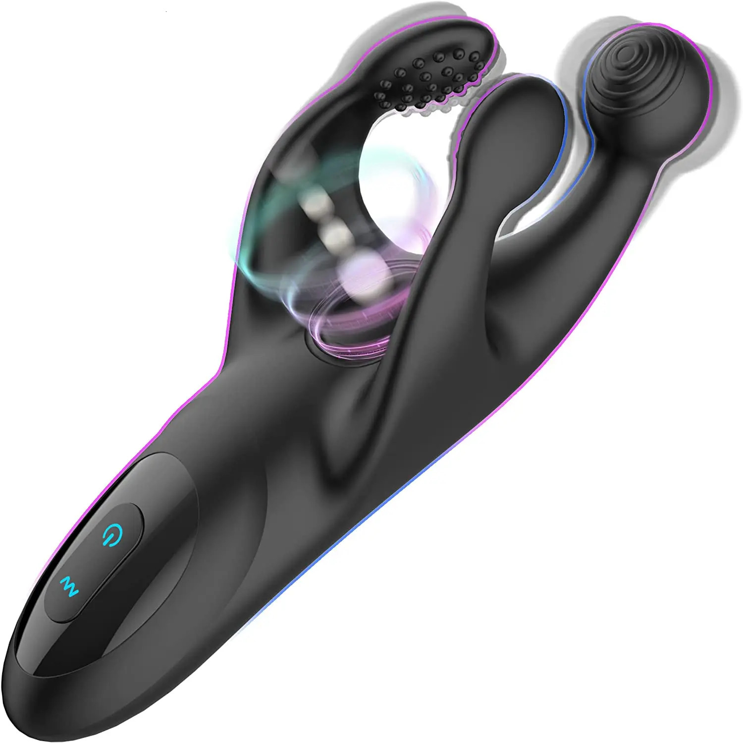 Vibrating Male Masturbator Glans Vibrator Electric Penis Massager Delay Trainer Exerciser Vibrations Stimulator Adult Sex Toy 240715