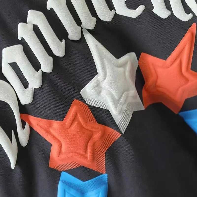Clothing Sets Boys Summer Set 2024 New Boys Summer 3D Pattern Top+Denim Shorts Childrens Handsome Short Sleeve Two Piece Set Kids Outfits