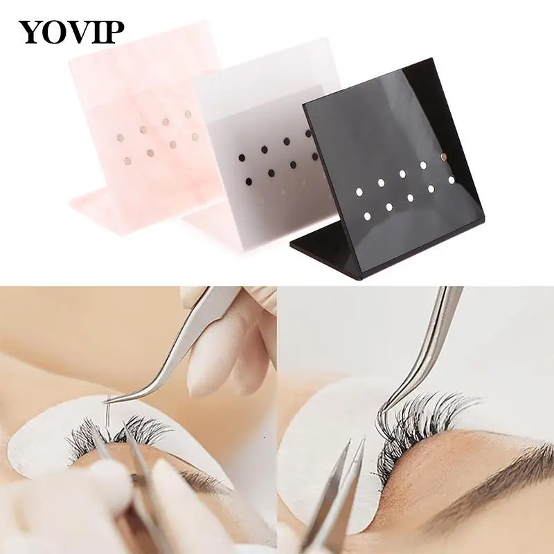 Eyelash extension tweet storage box professional display stand organizer case eyelash pillow eyelash extension product 240715