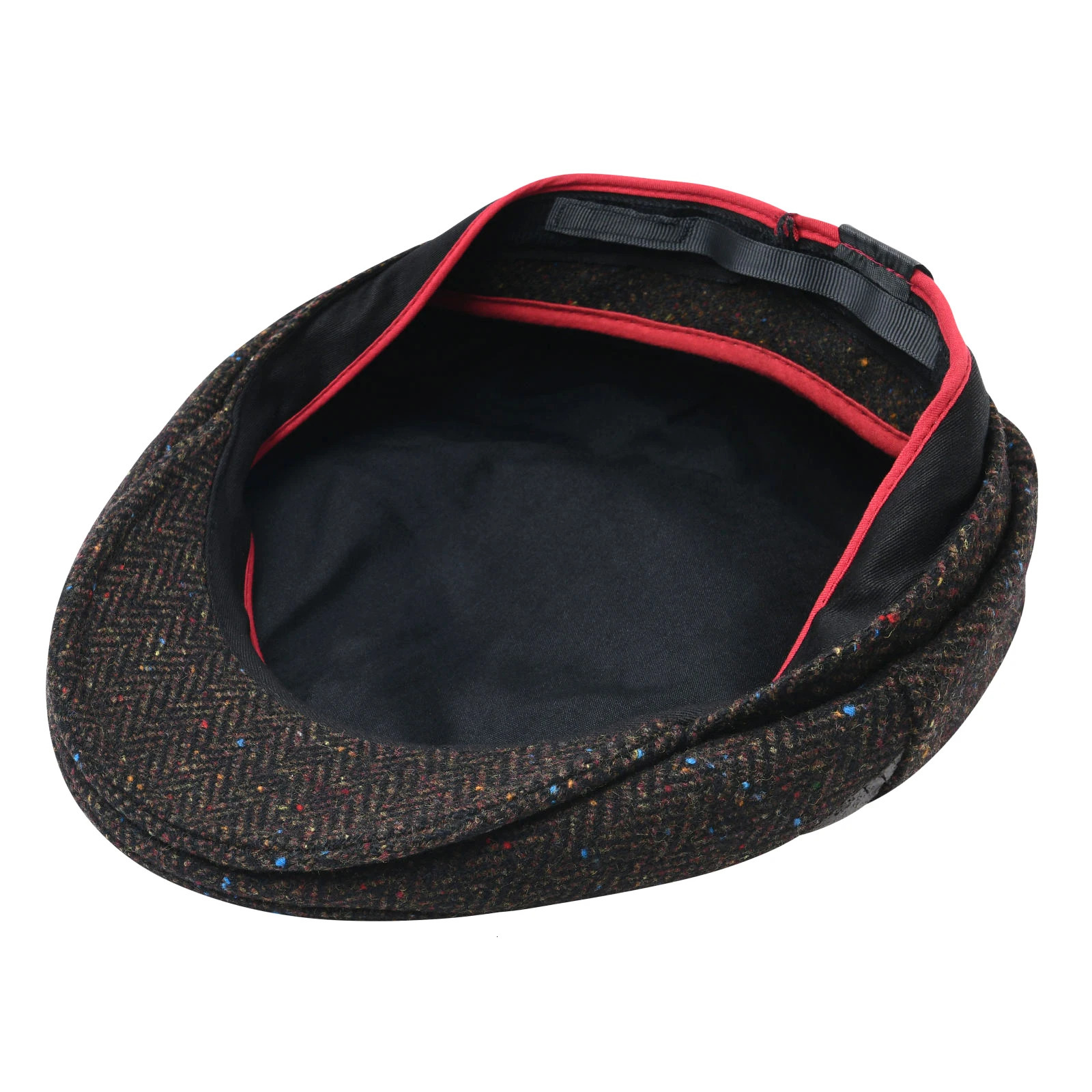 Jangoul Wool Tweed Herringbone Irish Cap Men Women Beret Cabbie Driver Hat sboy Caps Golf Ivy Flat Hats 240716