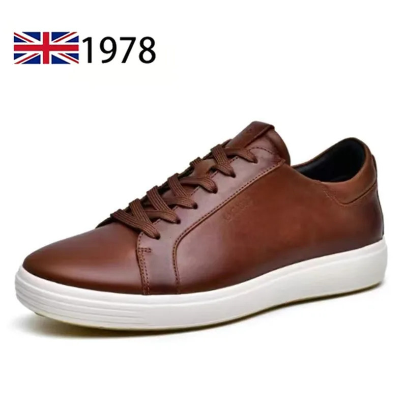 High end leather mens shoes soft trend business sports shoes mens fashion sports shoes mens Zapatillas hombre 240715
